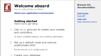 Welocome aboard page
